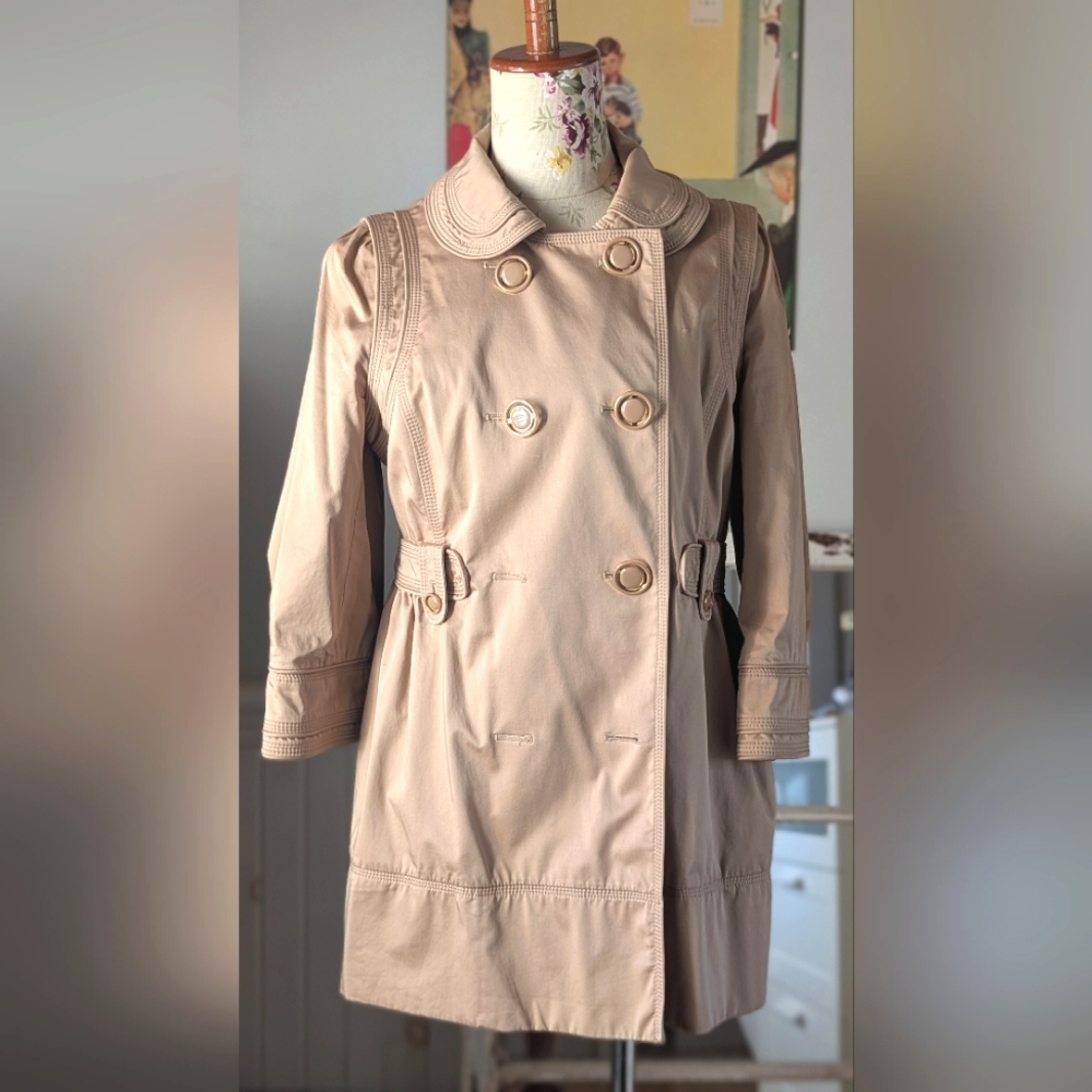 Juicy Couture Classic Tan Trench Coat